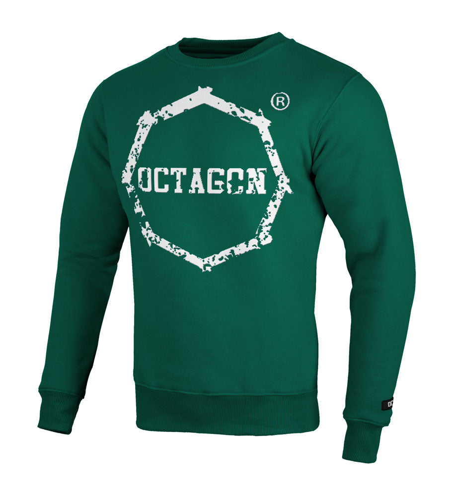 Bluza Octagon Zęby bottle green bez kaptura