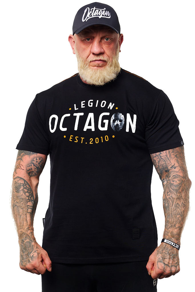 T-shirt Octagon Let's Crash The Party brown