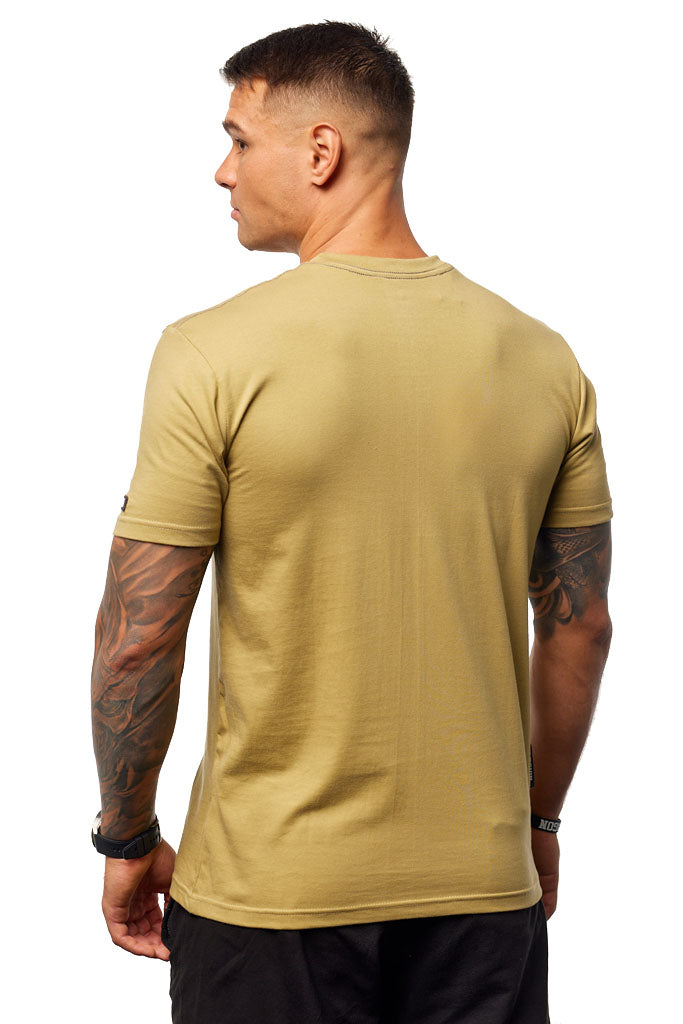 T-shirt Octagon Small Logo mustard