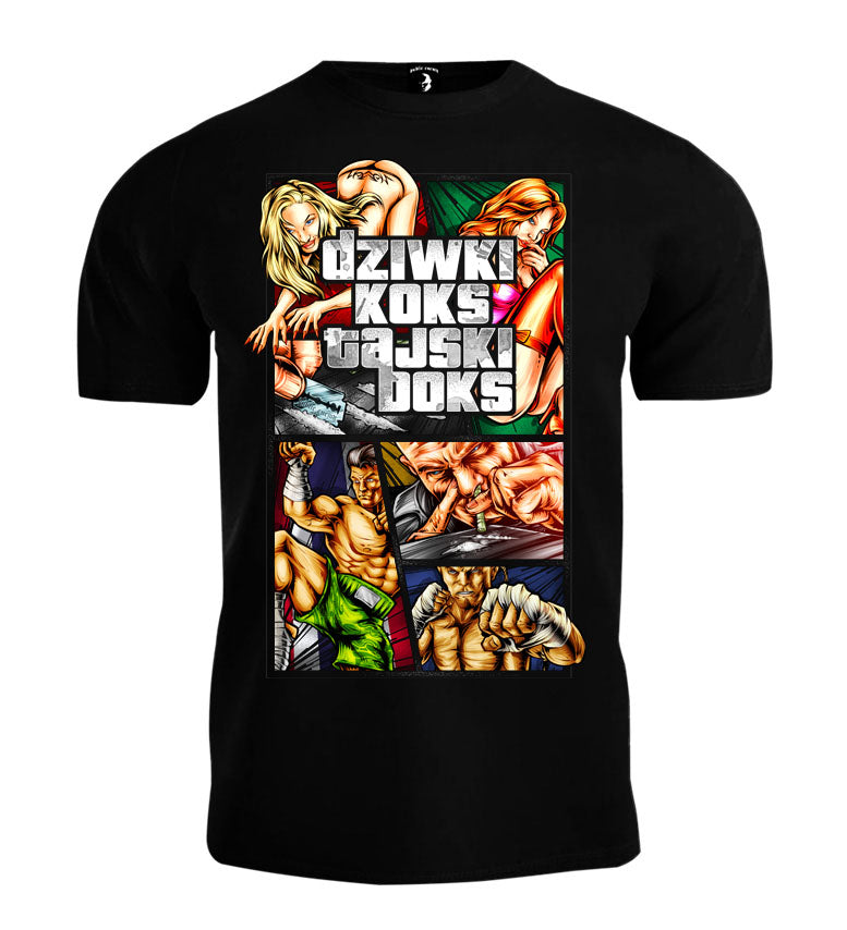 T-shirt Gangstaff Dziwki Koks Tajski Boks 2