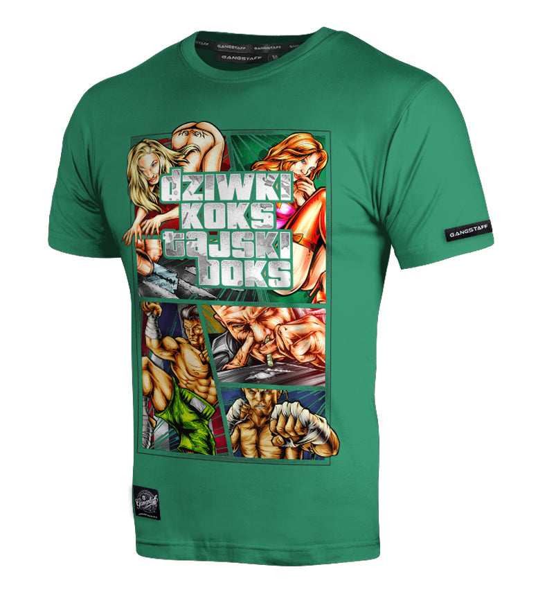 T-shirt Gangstaff Dziwki Koks Tajski Boks 2