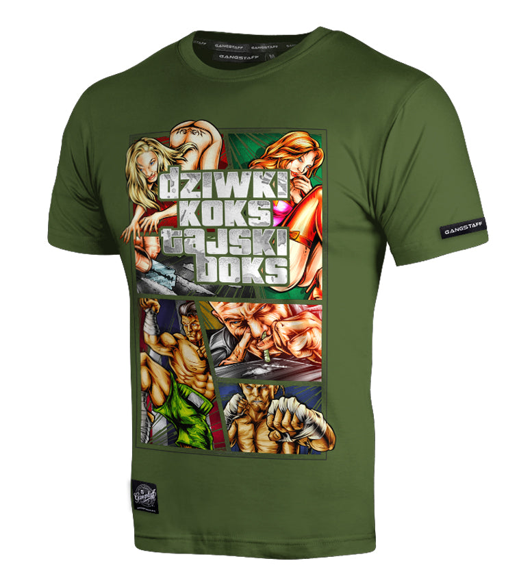 T-shirt Gangstaff Dziwki Koks Tajski Boks 2