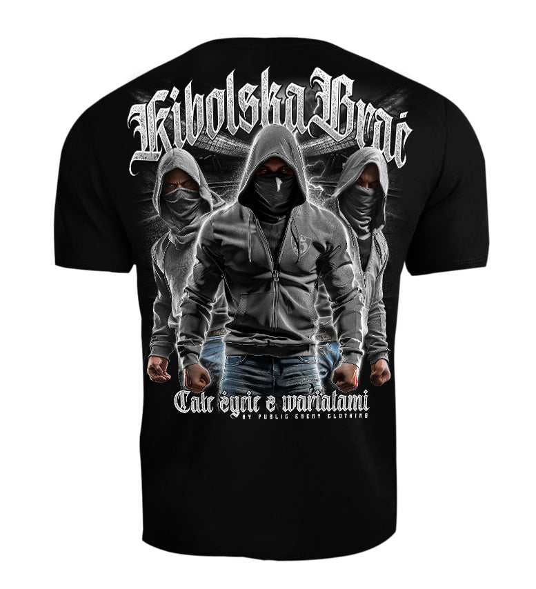 T-shirt Public Enemy Kibolska Brać Całe życie z wariatami