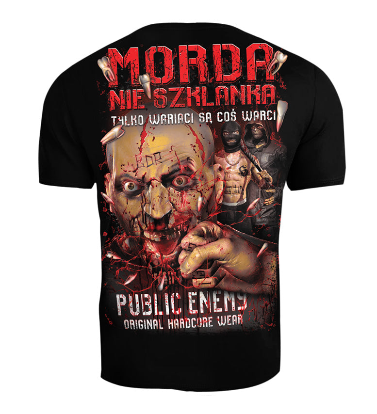 T-shirt Public Enemy Morda nie szklanka