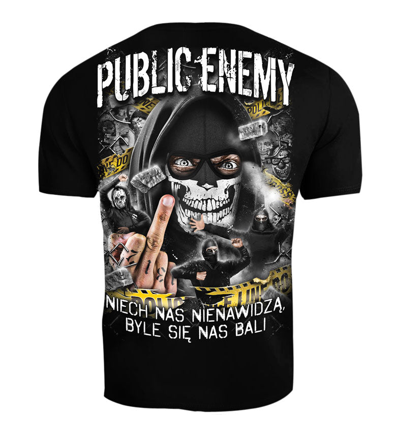 T-shirt Public Enemy Niech Nas Nienawidzą black