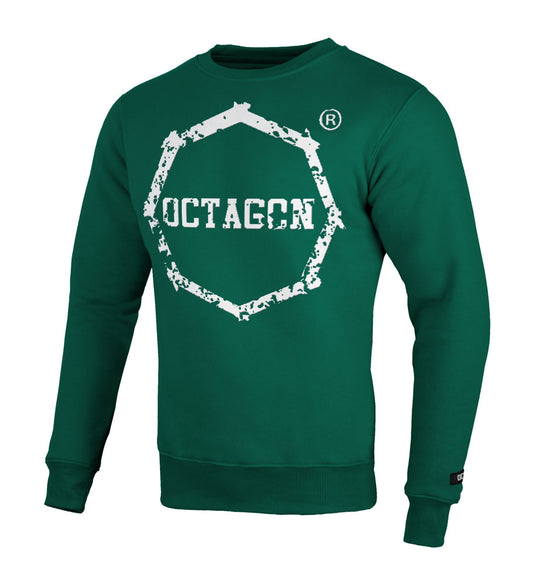Bluza Octagon Zęby bottle green bez kaptura