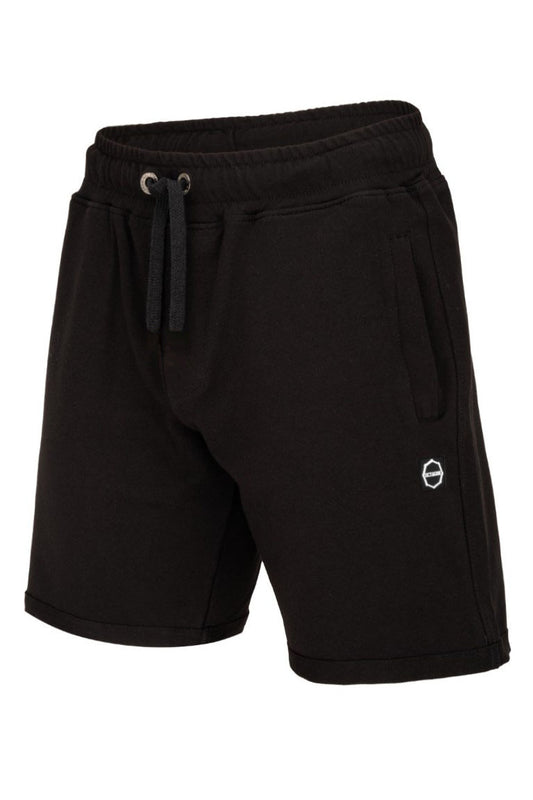 Spodenki bawełniane Octagon Logo Guma black/black