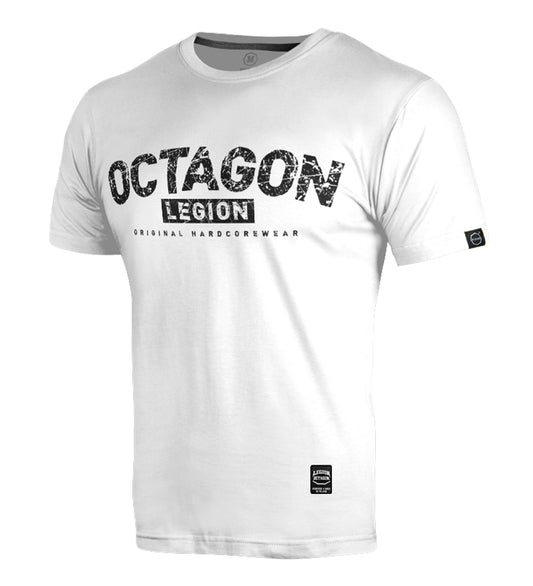 T-shirt Octagon Justice is coming white