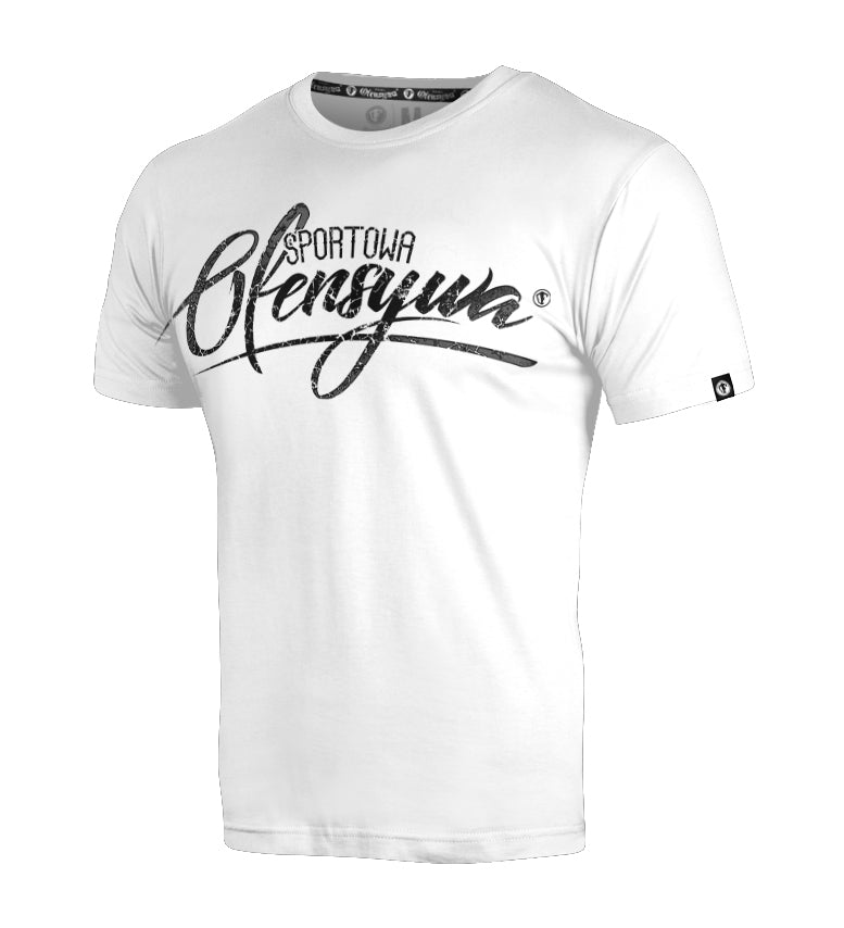 T-shirt Ofensywa x Octagon Sportowa Ofensywa biały