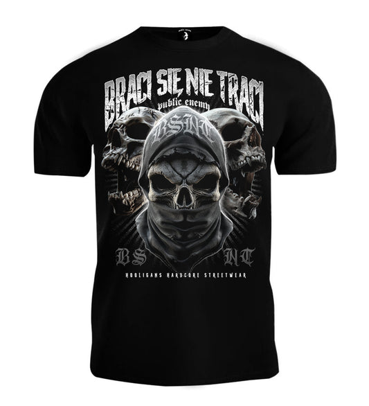 T-shirt Public Enemy BSNT Czaszki Hooligans Hardcore