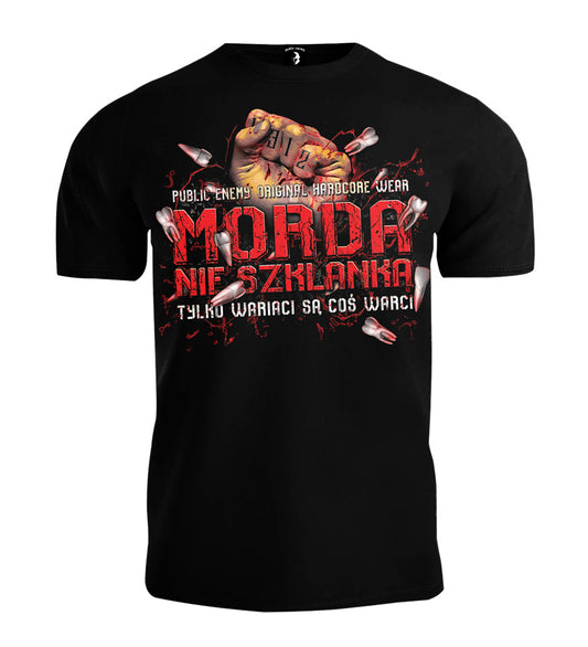 T-shirt Public Enemy Morda nie szklanka