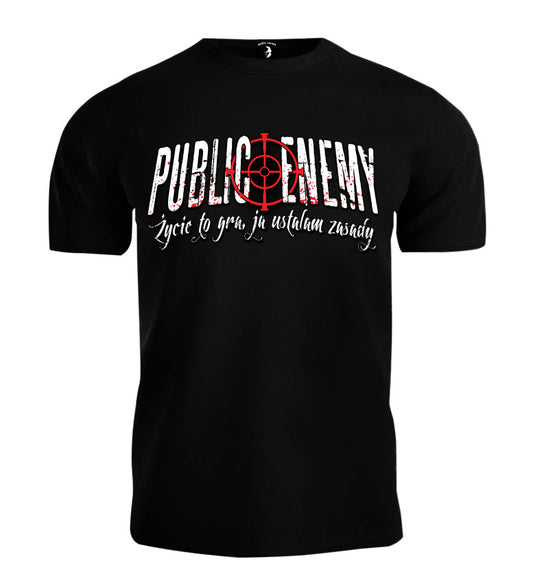 T-shirt Public Enemy Życie to Gra
